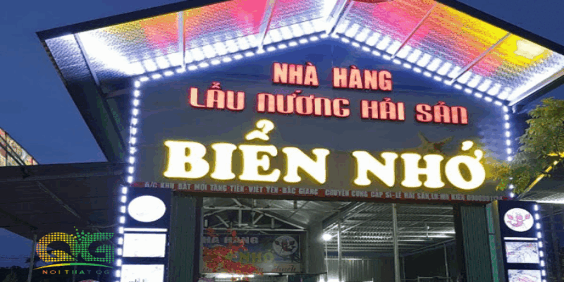 Phân tích tầm quan trọng của bảng hiệu nhà hàng trong kinh doanh F&B