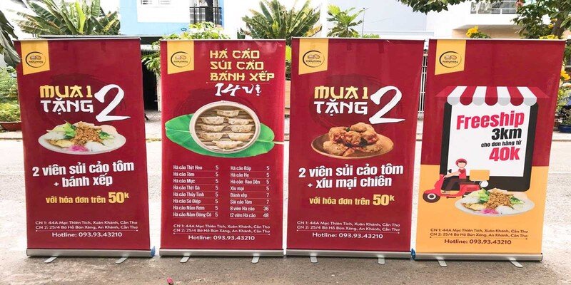 Đánh giá các chất liệu in ấn bề mặt standee quảng cáo thịnh hành