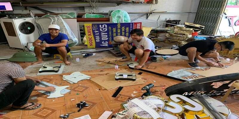 Tiêu chí đánh giá xưởng thi công làm bảng hiệu giá rẻ uy tín